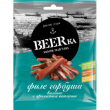 Филе горбуши вяленое 25 г BEERka 