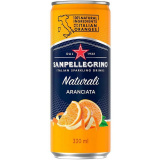 Напиток Sanpellegrino Naturali Aranciata с соком апельсина б/а 0.33л ж/б 