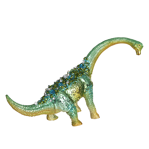 Украшение  Динозавр Диплодок (стекло) 20х5,5х10 см GLT1305