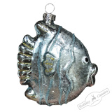 Украшение Рыбка Гуппи (стекло) 12,5х5х9,5см GLT862