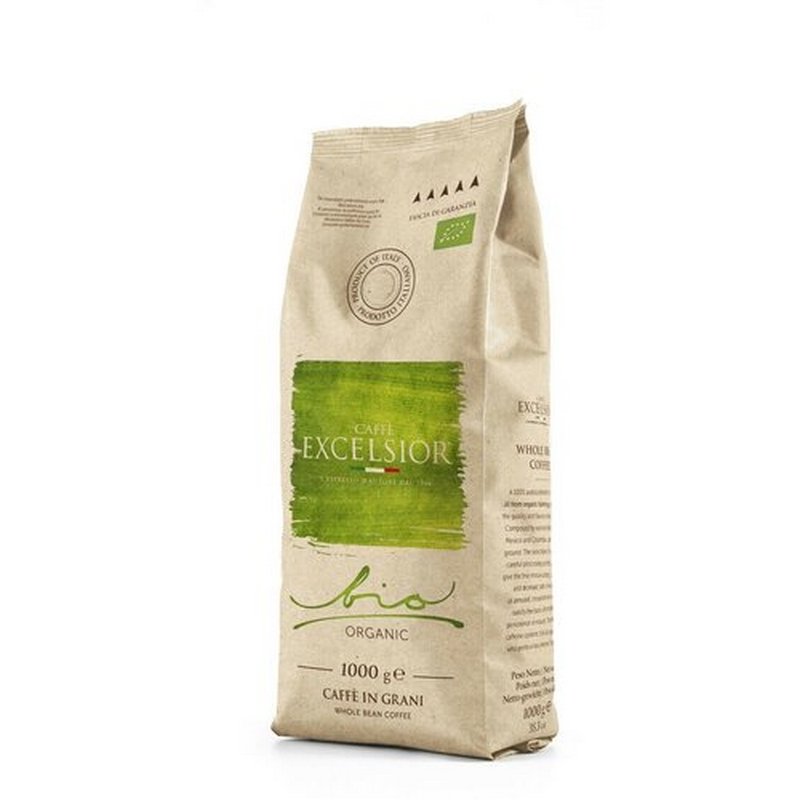 Кофе Excelsior BIO ORGANIC 100% Арабика зерно 1кг Кофе Excelsior BIO ORGANIC 100% Арабика зерно 1кг