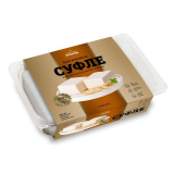 Пирожное суфлейное Банановое суфле в белой шоколадной глазури 150г Кондитерская Прохорова