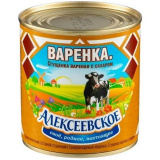 Варенка сгущенка вареная с сахаром 4% 370г ж/б Алексеевское 