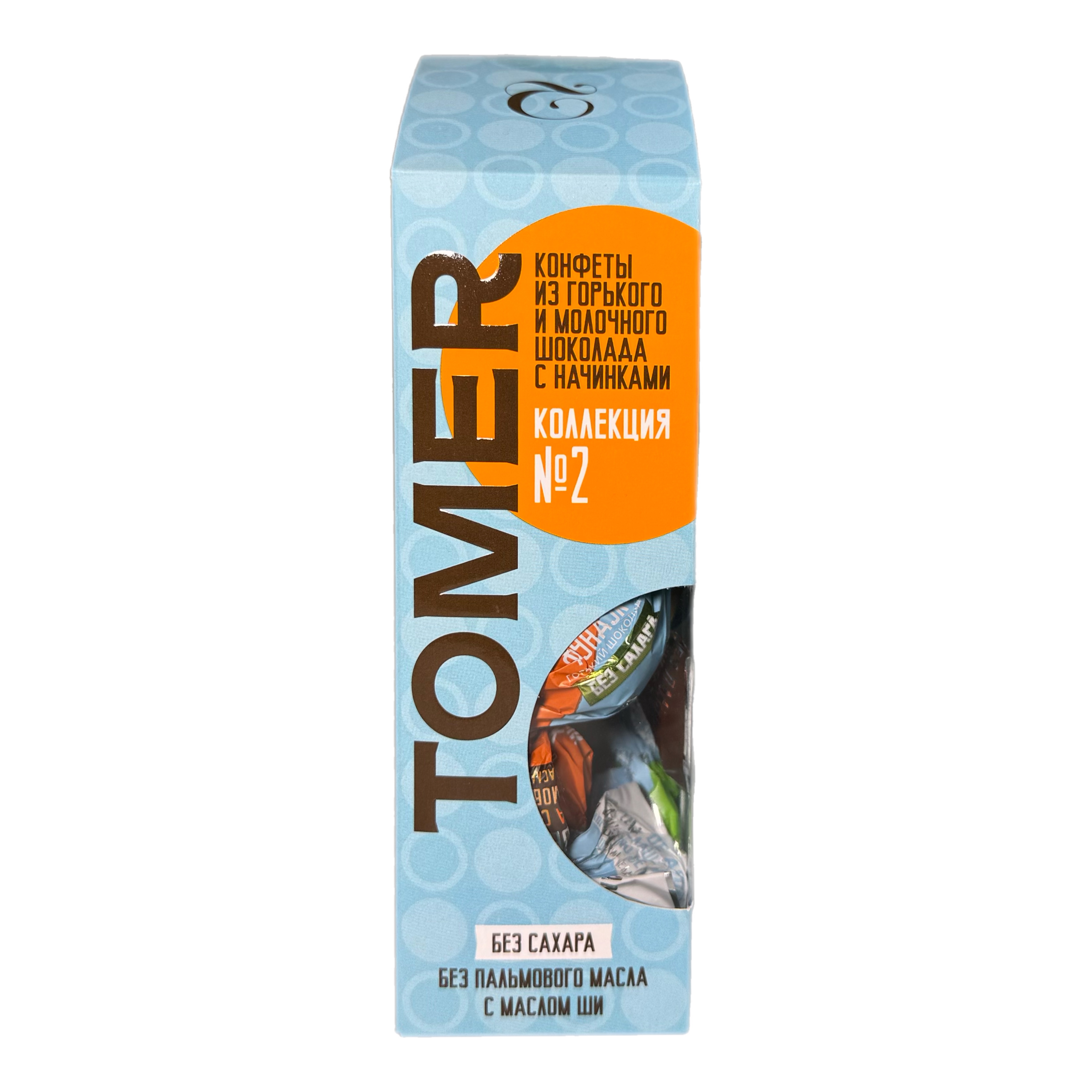 Конфеты шок.Ассорти Коллекций №2 б/сахара 97г Tomer