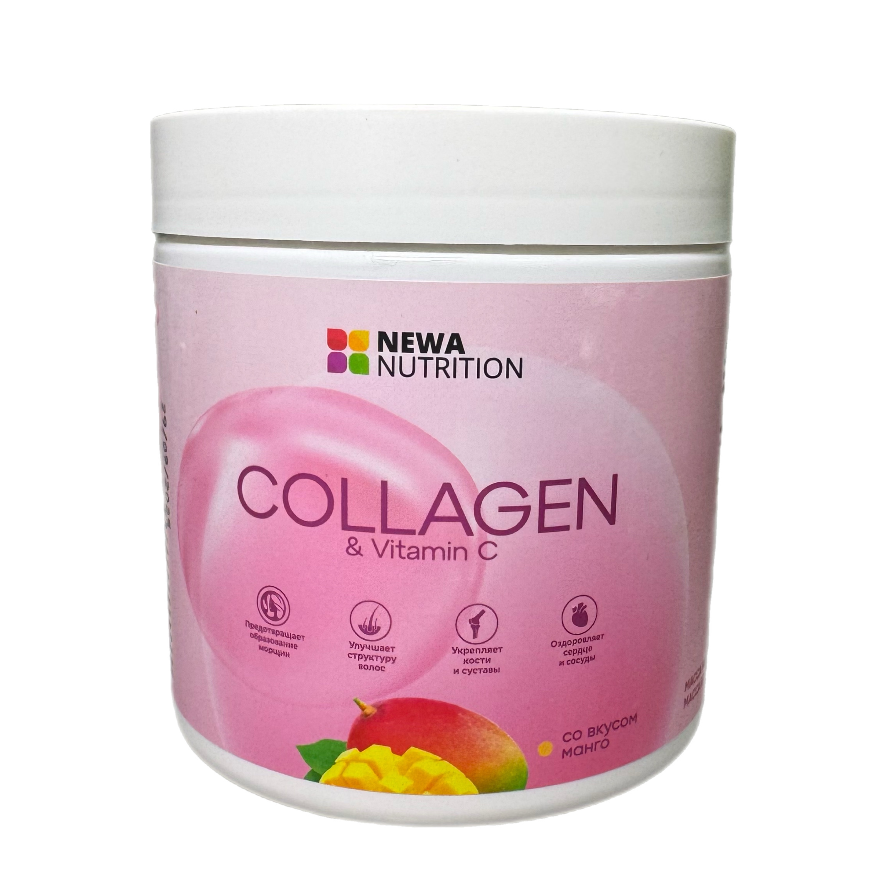 Коллаген говяжий со вкусом манго 200г NEWA NUTRITION 