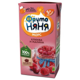 Морс Фрутоняня клюква/малина д/детей раннего возраста 0,2л ДП 