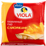 Сыр Виола 140г плавленный с лисичками (ломтики)  
