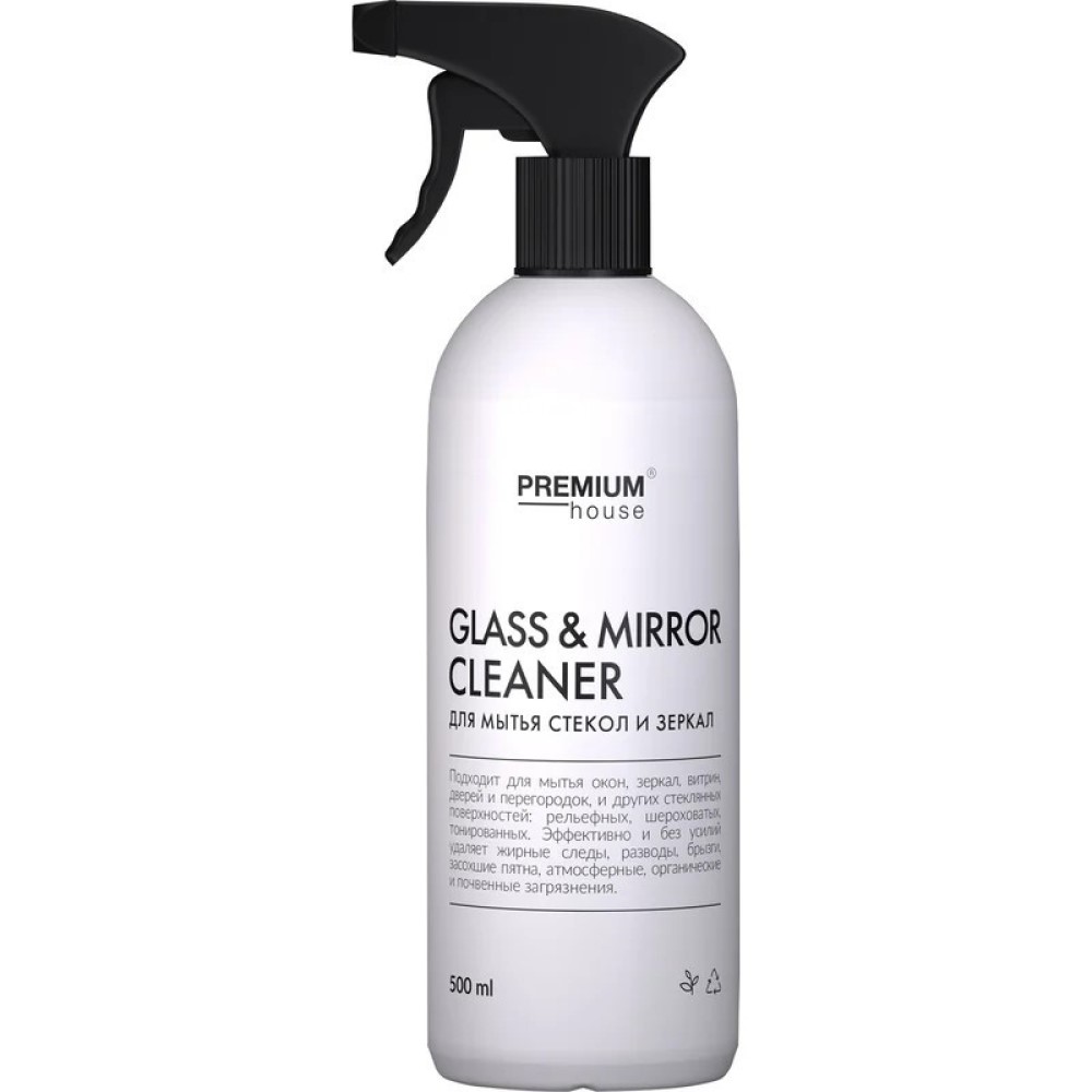 Ср-во д/мытья стекол и зеркал Premium house 0.5л ЭКО