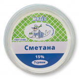 Сметана фермерская 15%  250г Молпром