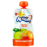 Пюре Агуша Я САМ яблоко-персик 90г ДП