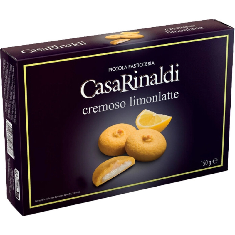 Печенье Кремозо ЛимонЛатте с лимонно-молочн.крем.140г Casa Rinaldi
