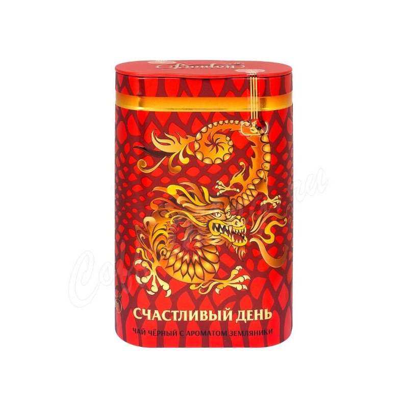 Чай Бонтон Счастливый день черный 100 г ж/б 