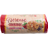 Печенье злаковое клюква и изюм 150г Кас-Кад 