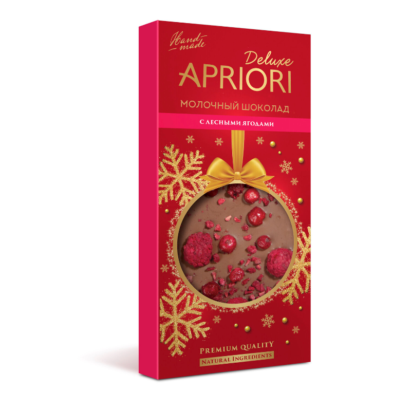 Шоколад Априори молочный Ягодный микс 85г НГ