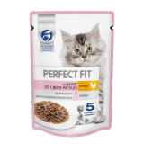 Корм д/котят PERFECT FIT с курицей 75г 