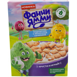 Готовый завтрак Фанни Ямми Подушечки мультизлаковые с мол.начинкой 220г