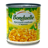 Кукуруза Бондюэль сладкая 170г ж/б  Кукуруза Бондюэль сладкая 170г ж/б