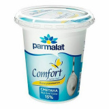 Сметана б/лактозная 15% 300г Parmalat Comfort