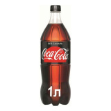 Напиток Coca Cola ZERO 1л •