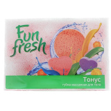 Губка д/ухода за телом Тонус с массажнем слоем Текос