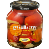 Томаты Лукашинские маринованные по-домашнему со сл.перцем 670г  Томаты Лукашинские маринованные по-домашнему со сл.перцем 670г