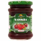  Клюква протерт.с сахаром 320г Экопродукт