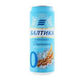 Пивной напиток Балтика Пшеничное №0 н/фильтр.пастер.Б/А 0,45л ж/б