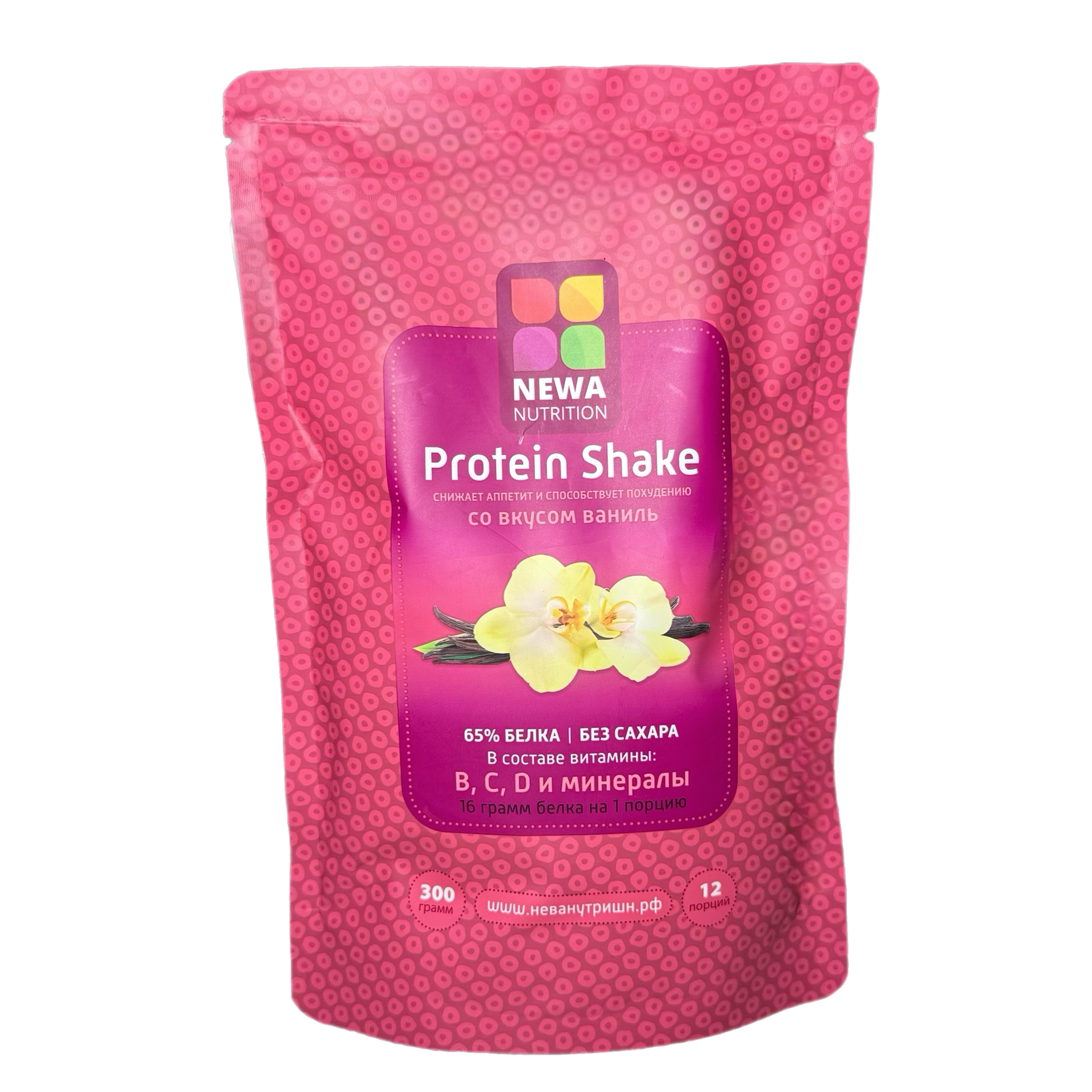 Напиток сухой д/коктейлей cо вкус.ваниль Protein Shake 300г NEWA NUTRITION 