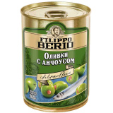 Оливки с анчоусом 300г Filippo Berio ж/б
