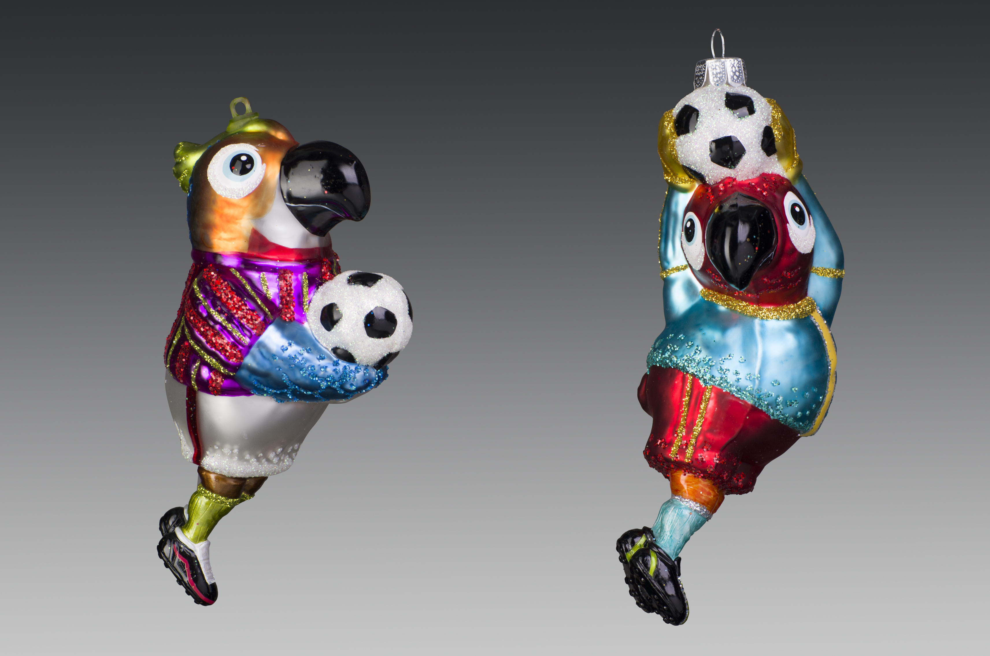 Украшение Девочка-викинг и сундук с сокровищами (стекло)7,5х7,5х11см 233044