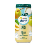 Пюре Фрутоняня яблоко/груша со сливками 250г ДП  Пюре Фрутоняня яблоко/груша со сливками 250г ДП