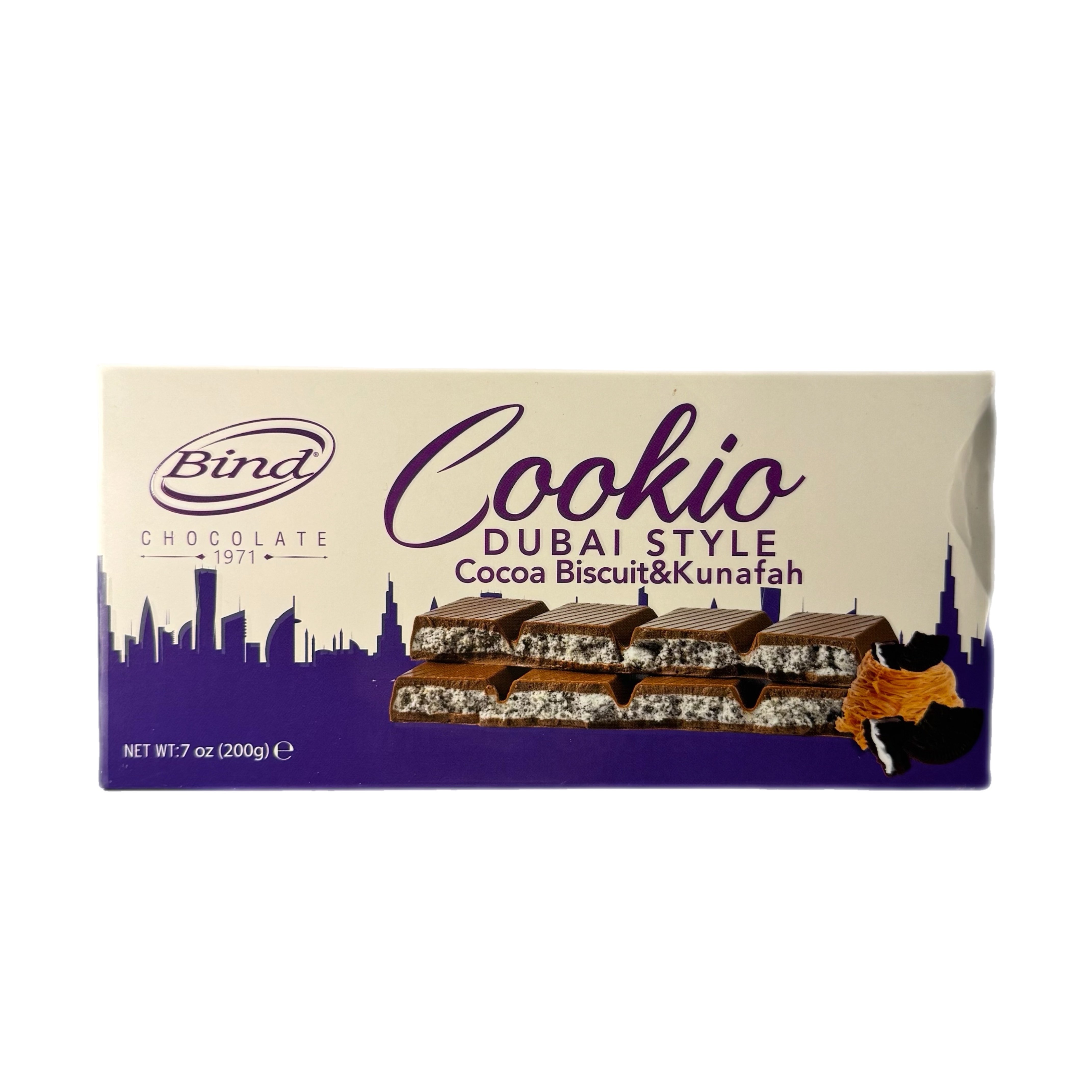 Шоколадная плитка BIND Дубай Bisquit Катаиф 200г