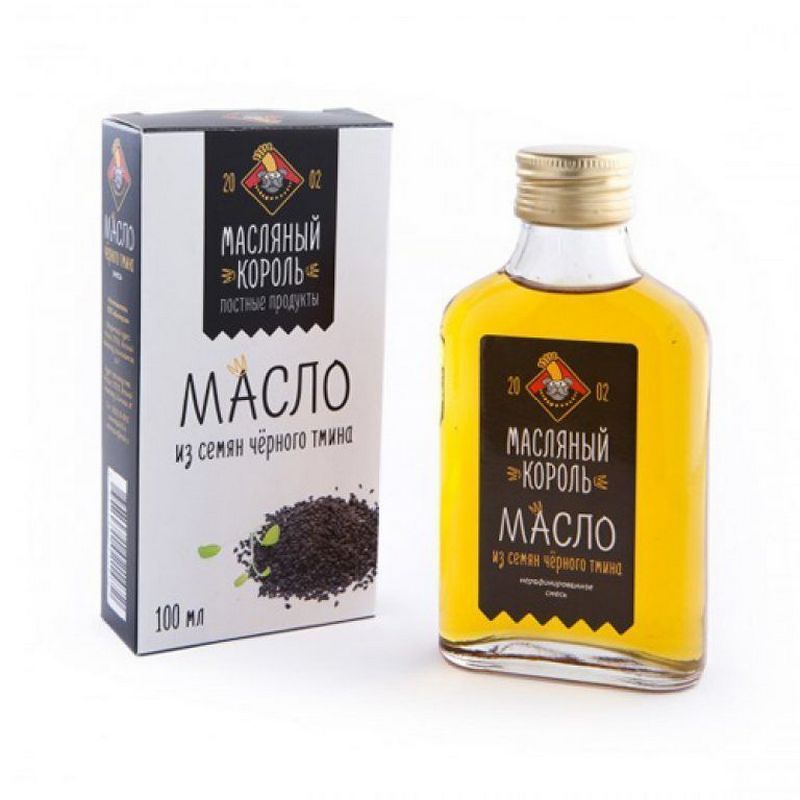 Масло из семян черного тмина Масляный Король 100мл