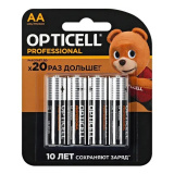 Батарейки Opticell Professional AA 4шт(LR6/MN1500)