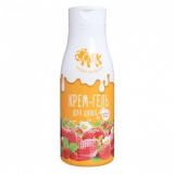 Крем-гель д/душа Клубничный коктейль 500мл  БИГ MILК 