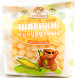 Шарики кукурузные без сахара без глютена 30г ДП 