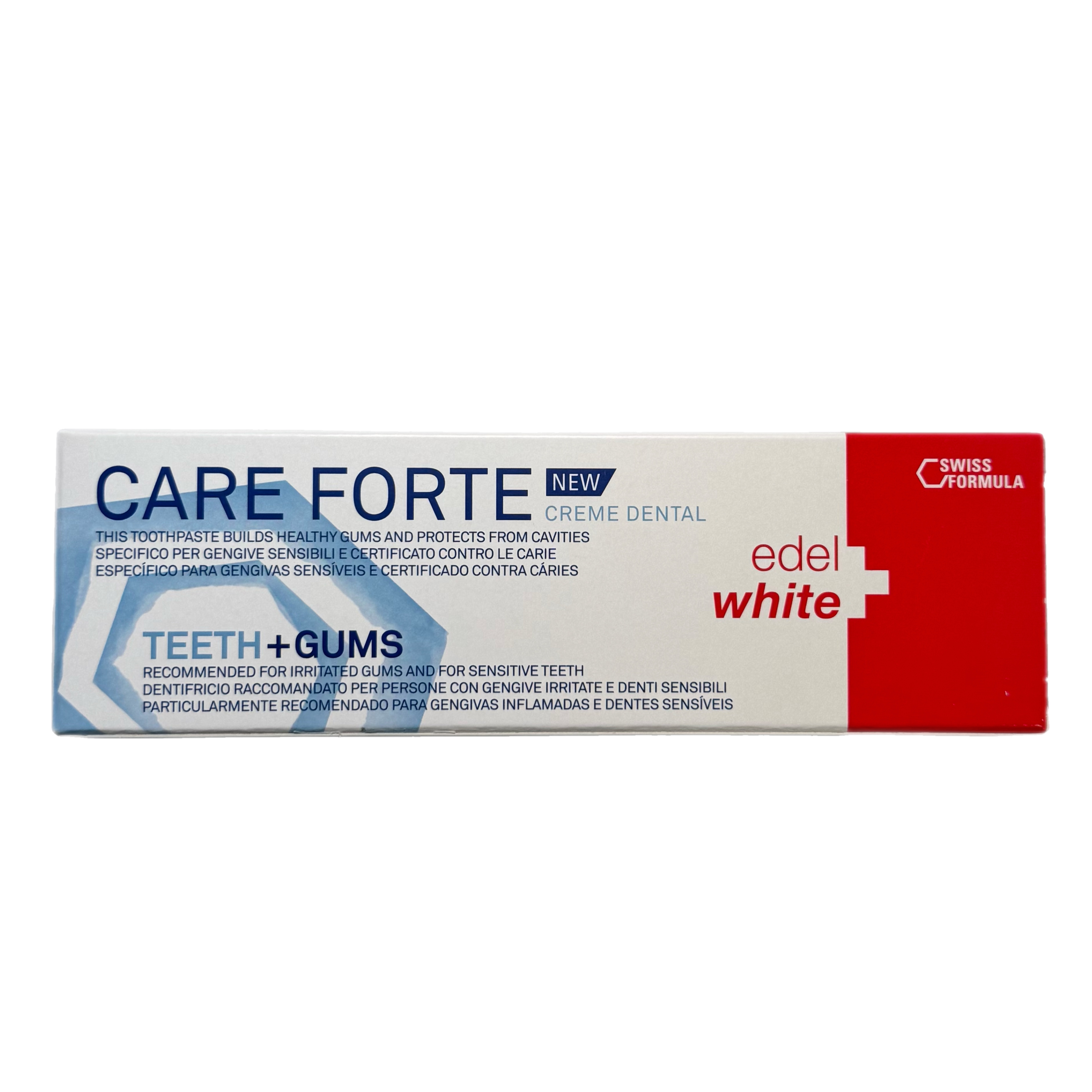 Зубная паста edel+white Care Forte 75мл