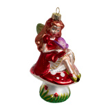 Украшение Лесная нимфа (стекло) 7,5х7х13,5 см GLT1027