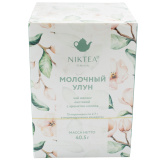 Чай Niktea крупный лист с ароматом молока Молочный Улун 15*2,7г пирамидки  Чай Niktea крупный лист с ароматом молока Молочный Улун 15*2,7г пирамидки