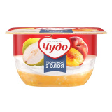 Десерт творожный Чудо персик-груша  4% 100г  