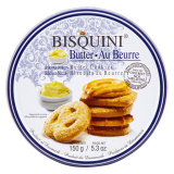 Печенье BISQUINI сливочное 26% (Butter) 150г ж/б
