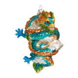 Украшение Небесный Дракон(стекло/полистоун)10,5х6,5х15см  234922