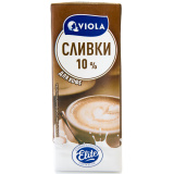 Сливки для кофе 10% 200мл Виола  Сливки для кофе 10% 200мл Виола
