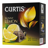 Чай Curtis Sunny Lemon чёрн.с лимоном 20*1,7г пирамидки 