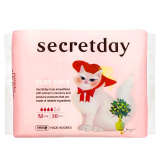 Прокладки Secretday Pure love гигиенич.хлопок М 16шт
