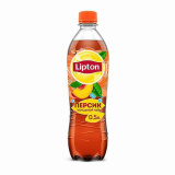 Напиток Lipton черный чай Персик 0,5л 