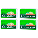 Мыло хозяйственное Солнышко 140г яблоко