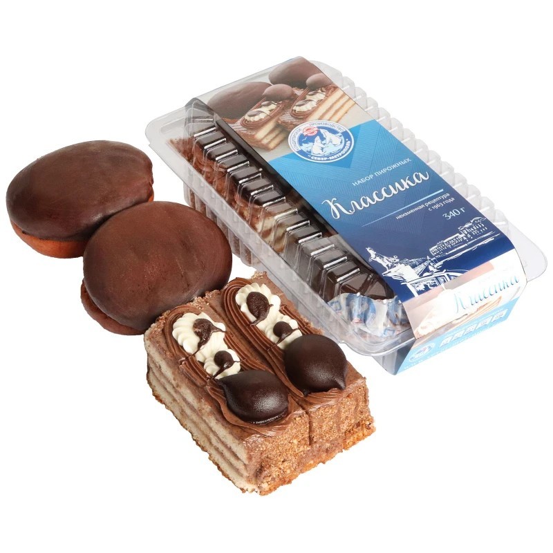 Набор пирожных Классика 510г Север 