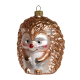 Украшение Ежик лесной (стекло) 7,5х7,5х11 см 243525