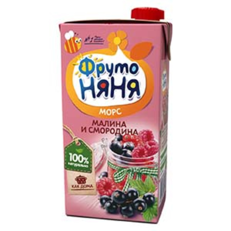Морс Фрутоняня 0,5л клюква,черника,вишня ДП